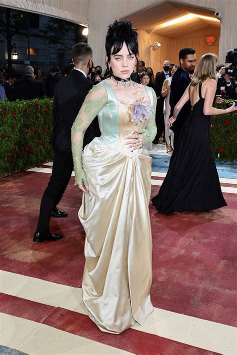 billie eilish wore  major corset    met gala glamour uk