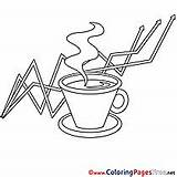 Coloring Pages Economics Graph Coffee Kids Hits Sheets sketch template