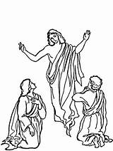 Ascension Himmelfahrt Resurreccion Jezus Resurrection Hemelvaart Supercoloring Ostern Auferstehung sketch template