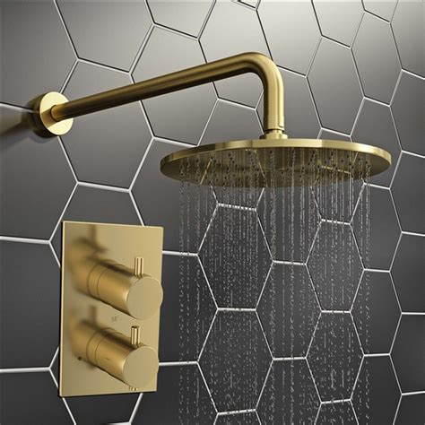 Black And Gold Dated Standing Shower Fixtures Black And Gold Gold
