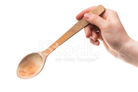 woman holding wooden spoon   hand stock  freeimagescom