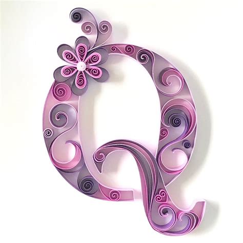excited  share  item   etsy shop quilled monogram paper