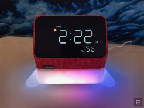 lenovos newest smart clock essential  alexa   cute docks engadget