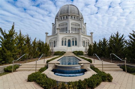 bahai house  worship buildings  chicago chicago architecture