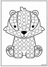 Printables Bingo Bastelideen Preschool Dotting Dots sketch template