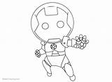 Iron Man Chibi Coloring Pages Draw Kids Printable sketch template