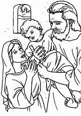 Coloring Holy Family Joseph Pages St Catholic Kids Jesus Saint Nazareth Famiglia Printable Clipart La Communion Clip Drawing First Mary sketch template