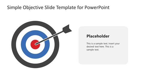 simple objective  template  powerpoint