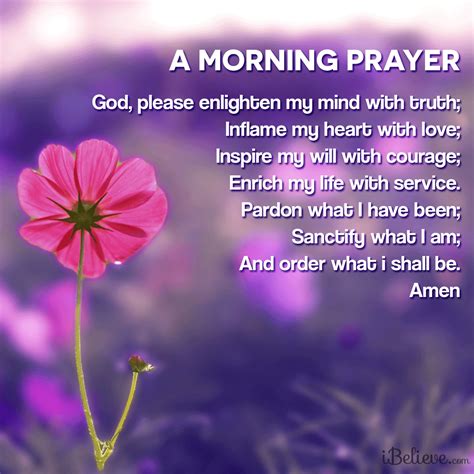 morning prayer  daily verse