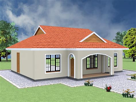 simple  bedroom house plans  kenya hpd consult