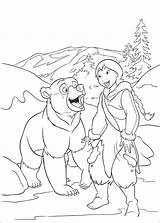 Bear Brother Fun Kids Coloring sketch template