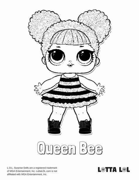 lol dolls coloring page unique queen bee lol surprise doll coloring