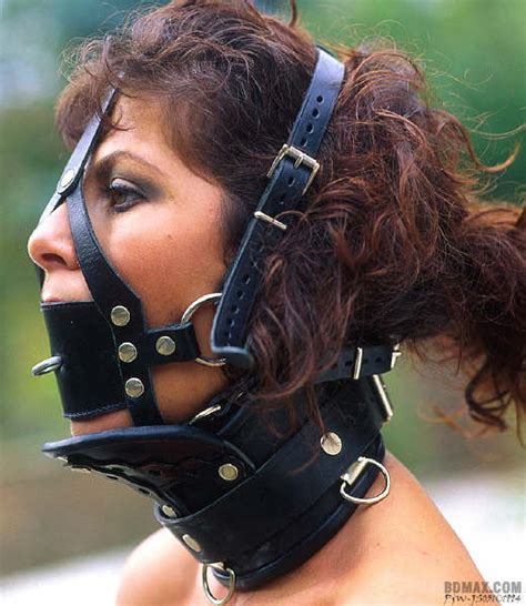 posture collar and a muzzle gag bondage luscious