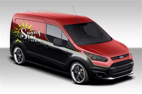 ford transit connect vans modified   sema show