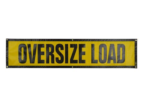 grommet oversize load sign oversize warning products