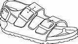 Birkenstock sketch template