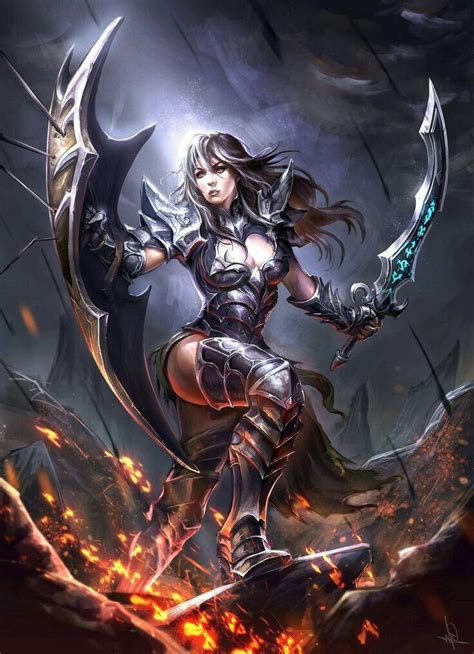 warrior dark fantasy art fantasy art women fantasy female warrior