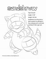 Coloring Sandshrew Packet Getdrawings Printable Pages Getcolorings sketch template