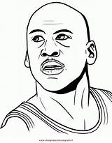 Jordan Coloring Pages Micheal Colouring Print sketch template