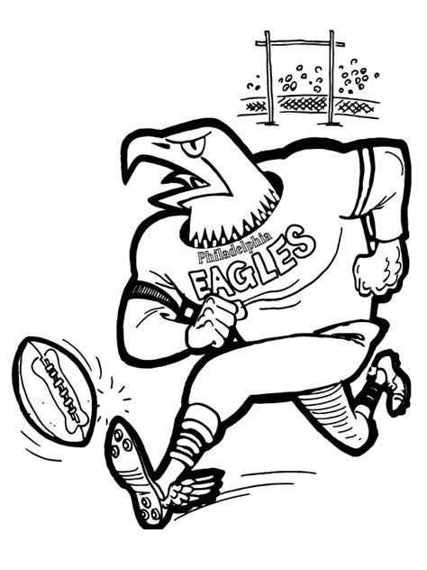 philadelphia eagles coloring pages