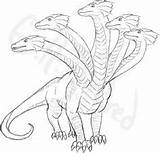 Hydra Mythical Kleurplaat Colouring Imgarcade Boceto sketch template
