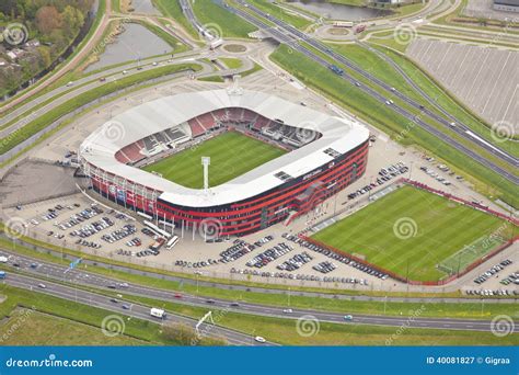 exterior view   az afas stadion editorial photography image  meadow nature