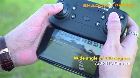 shadow  drone p hd camera foldable drone youtube