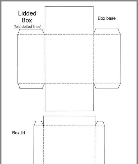 gift box template  card box template gift box template card