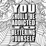Recovery Addiction Getcoloringpages Addicted sketch template