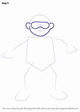 Hamburglar Step Drawing Draw Mascots Tutorials sketch template