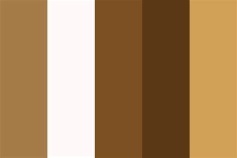 choco  peanutbutter color palette