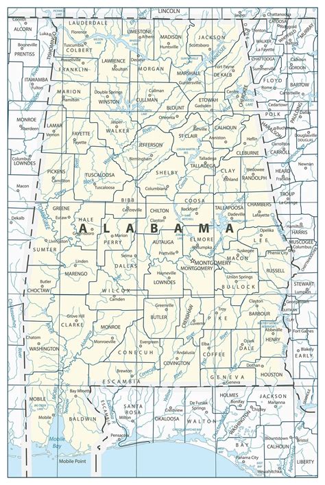 history  facts  alabama counties  counties