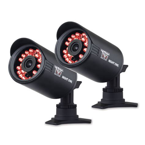 night owl security products  pk  tvl bullet cameras   ft night vision  ft cable