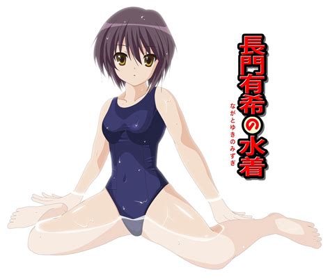 Nagato Yuki School Swimsuit Suzumiya Haruhi No Yuutsu