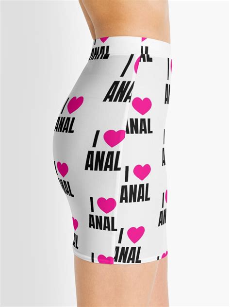 i love anal mini skirt by qcult redbubble