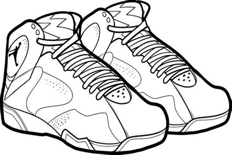 shoes coloring pages