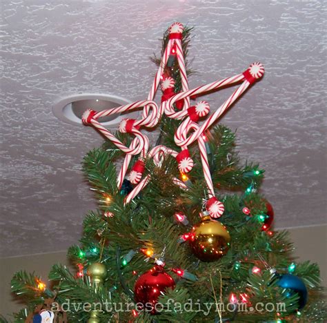 candy cane star tree topper adventures   diy mom