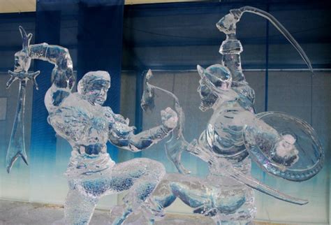 beautiful ice sculptures   funcage