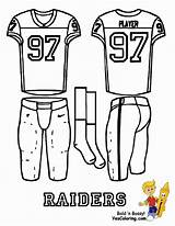 Raiders Nfl sketch template