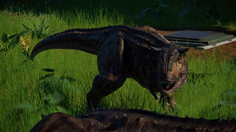 Fallen Kingdom Carnotaurus Model At Jurassic World Evolution Nexus
