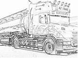 Scania Camion Degorgement Danieguto sketch template