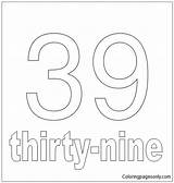 Thirty Number Nine Coloring Pages Online Color Coloringpagesonly sketch template