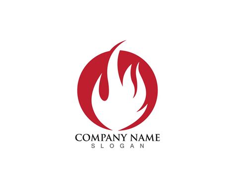 brand vlam logo sjabloon  vectorkunst bij vecteezy