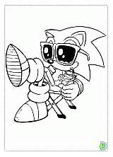 Coloring Sonic Dinokids Book sketch template