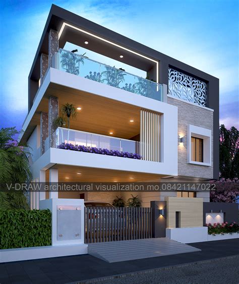 exterior modern bungalow elevation design trendecors