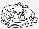 Breakfast Coloring Pages Food Clipart Transparent sketch template