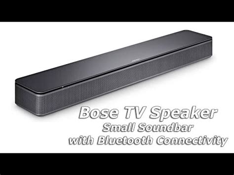 bose tv speaker review youtube
