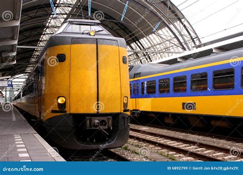 dutch trains royalty  stock images image