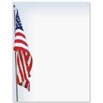 american flag  ideaart borders  paper letterhead paper blue