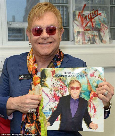 Elton John Hmv Records London February 3 2016 Elton John Partner